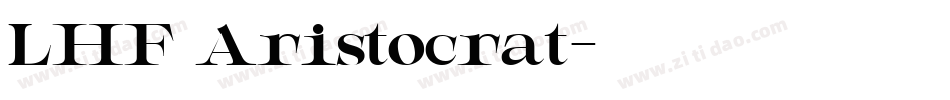 LHF Aristocrat字体转换